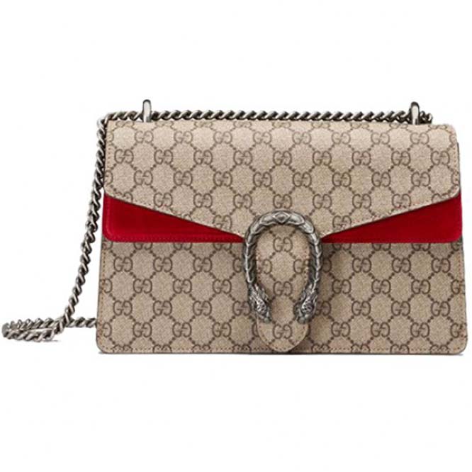 G*u*i dionysus gg medium shoulder bag 400249 (28*17*9cm)