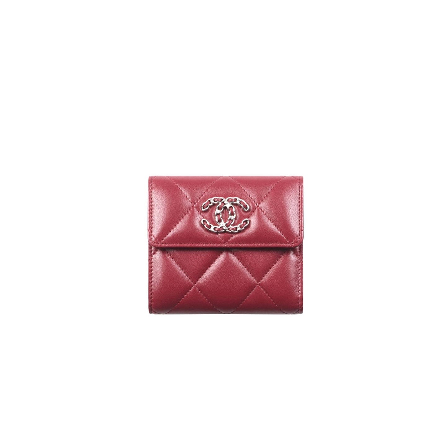 Ch*el 19 small flap wallet ap2809 b07327 ni686 (11.5*10*3cm)