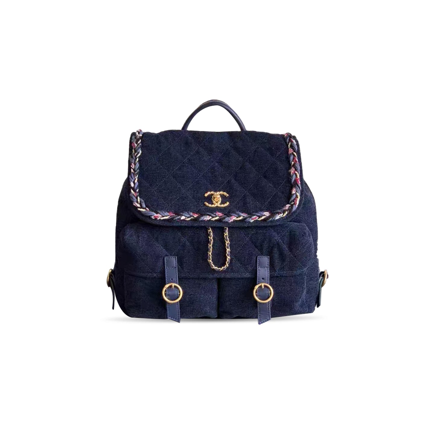 Ch**el denim salzburg backpack 398151 (30*30*13cm)