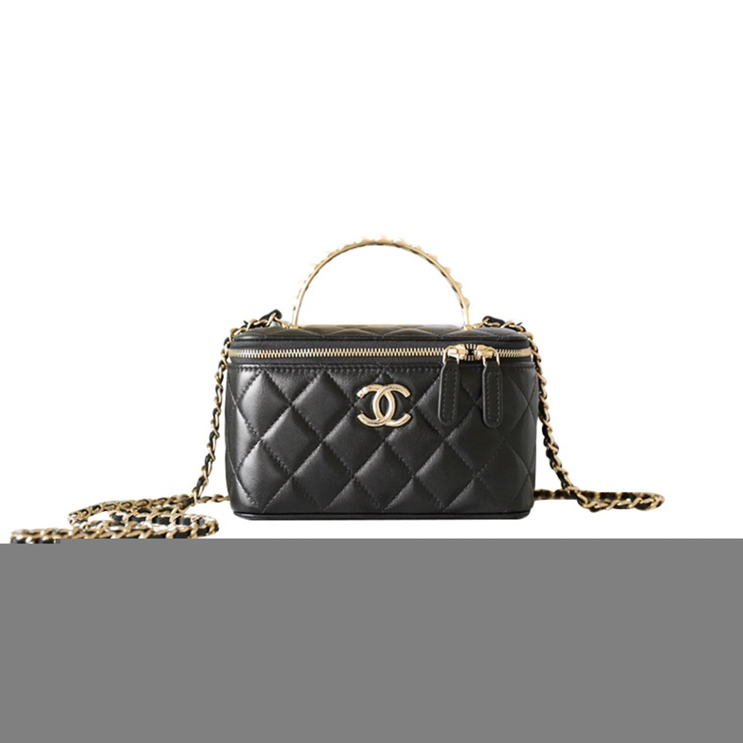 Ch*el master chain 24s black clutch ap3956 (17*9.5*7.8cm)