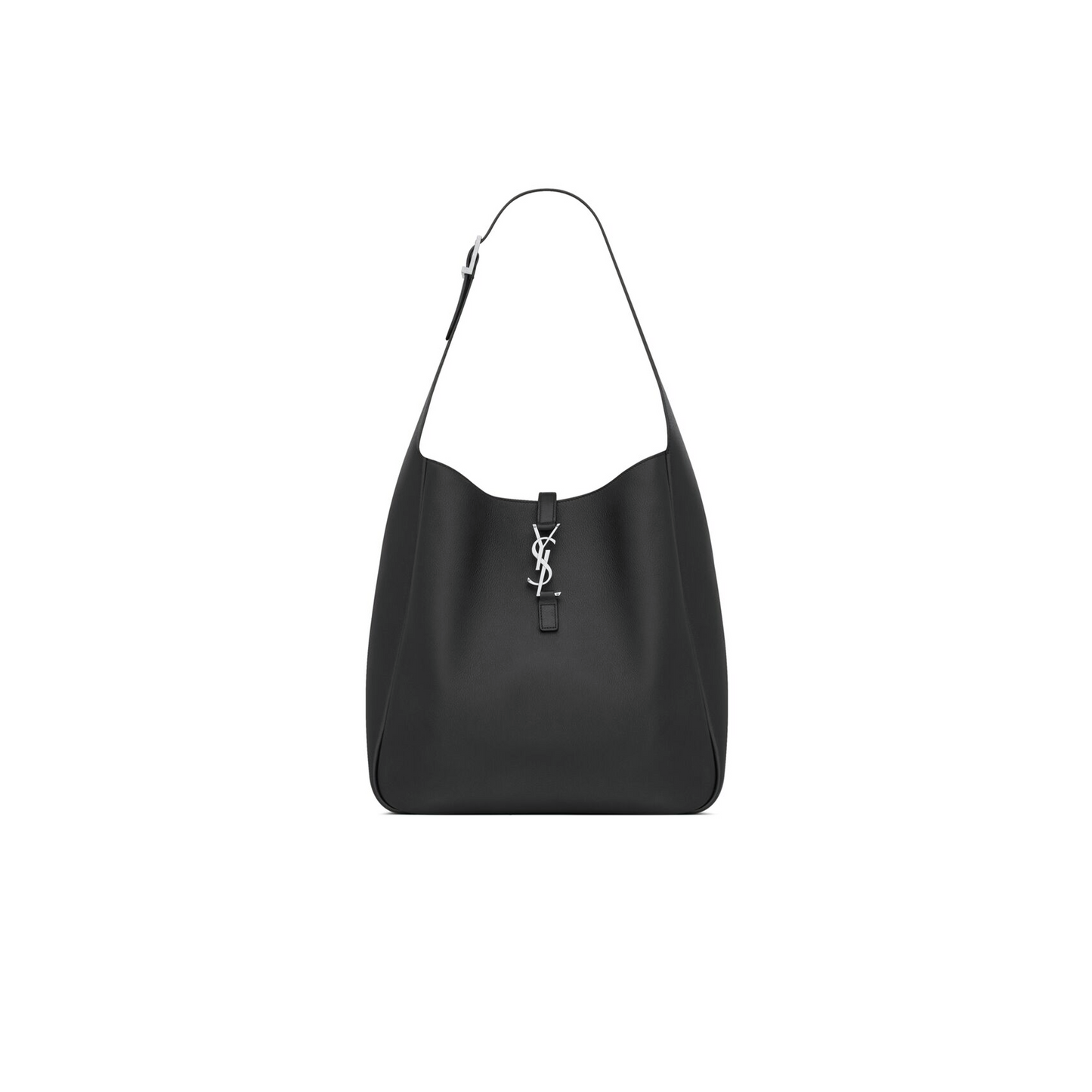 y*l le 5 À 7 S*pple large in grained leather 753837aacqg1000 (30*28*11cm)