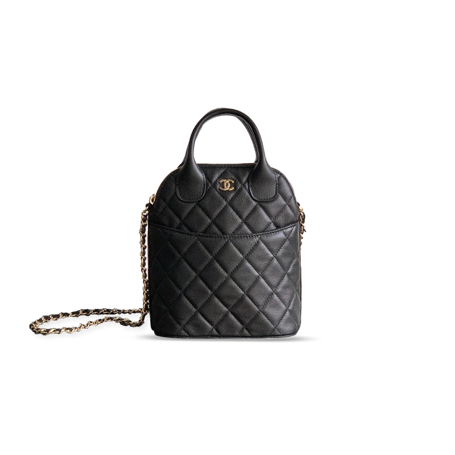 Ch*el clutch with chain caviar ap4742 (18*17*6cm)