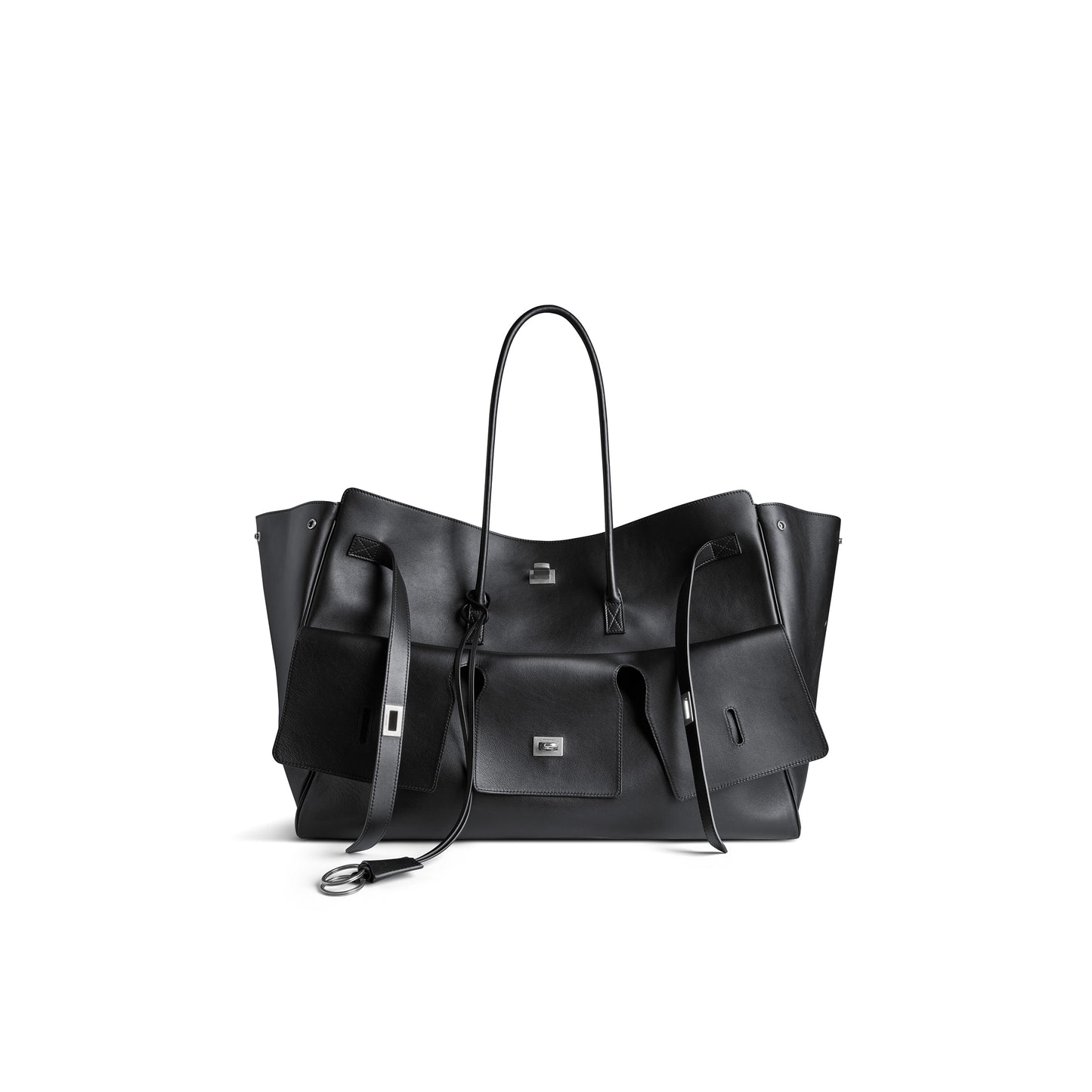 Ba*len*cia*ga bel air xl carry all bag in black 8054802abaw1000 (61.9*51.8*23.8cm)