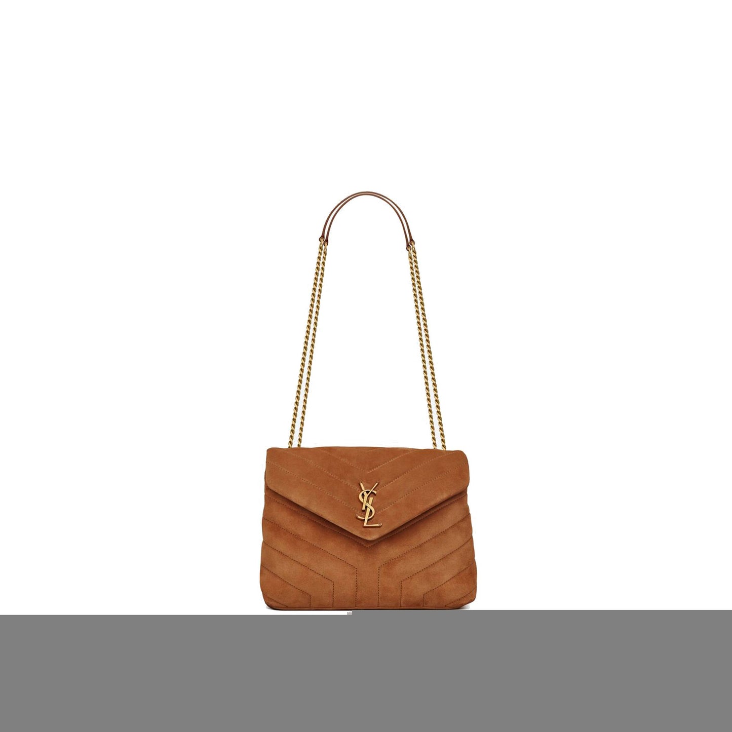 Y*L loulou small chain bag in quilted suede 4946991u8c77761 (23*17*9cm)
