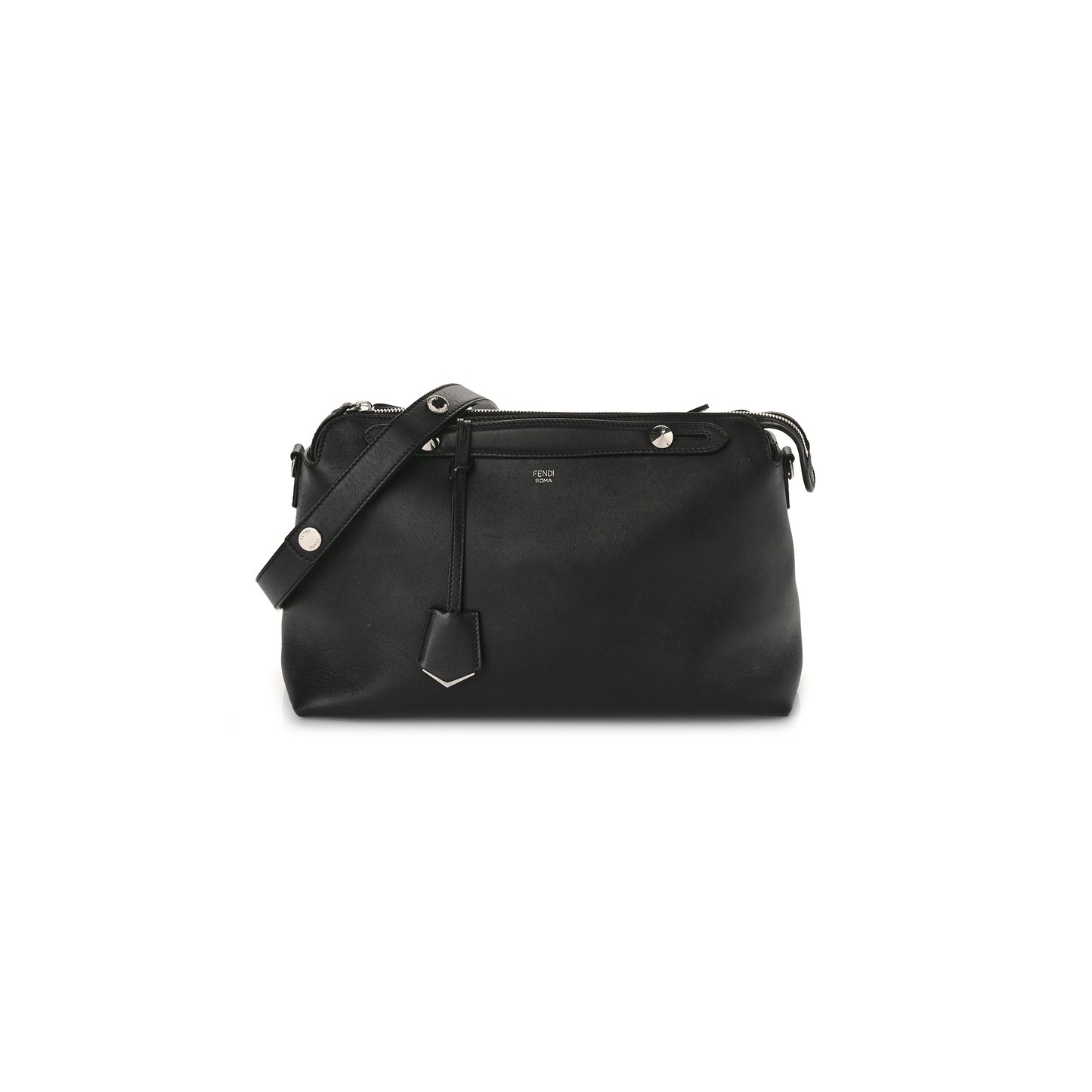 f**di vitello D01ce medium by the way boston bag black (28*18*13cm)