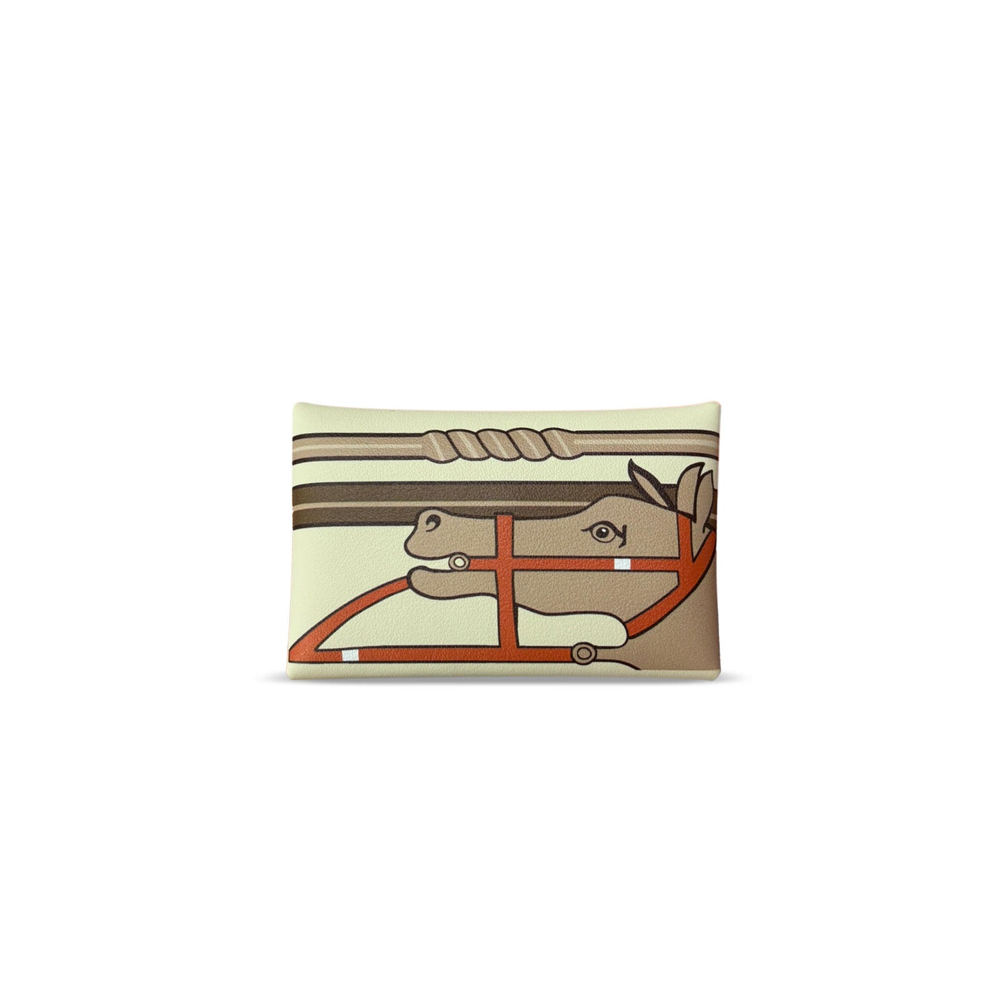 H**mes CALVI CARD HOLDER CHEVRE (15*10.5cm)