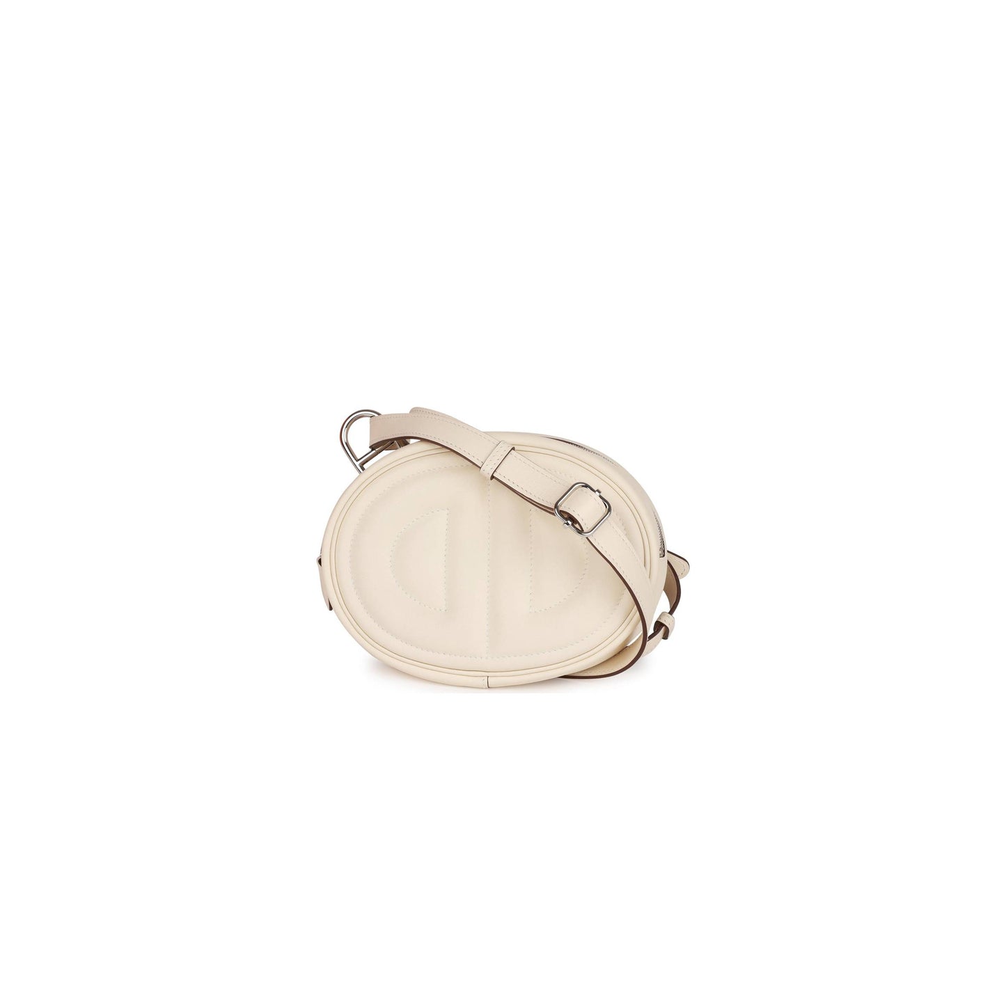 H**mes in-the-loop belt bag nata swift palladium hardware (19cm)