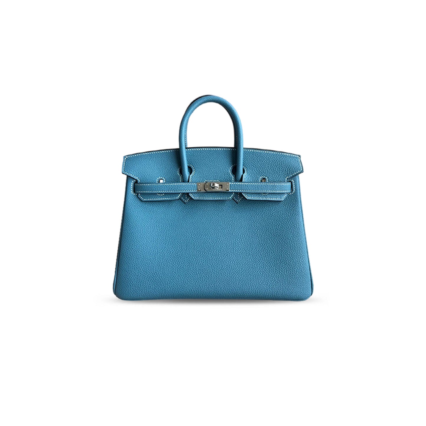 H**mes BIRKIN 25 TOGO BLEU JEAN WITH (25*20*13cm)