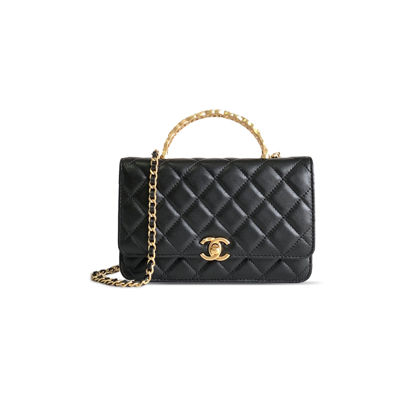Ch**el large woc accordion bag ap3944 (22*15*3.5cm)