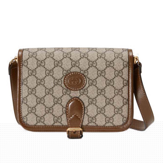 G*u*i mini shoulder bag with interlocking&g â671620 (20*16*7cmīŧ