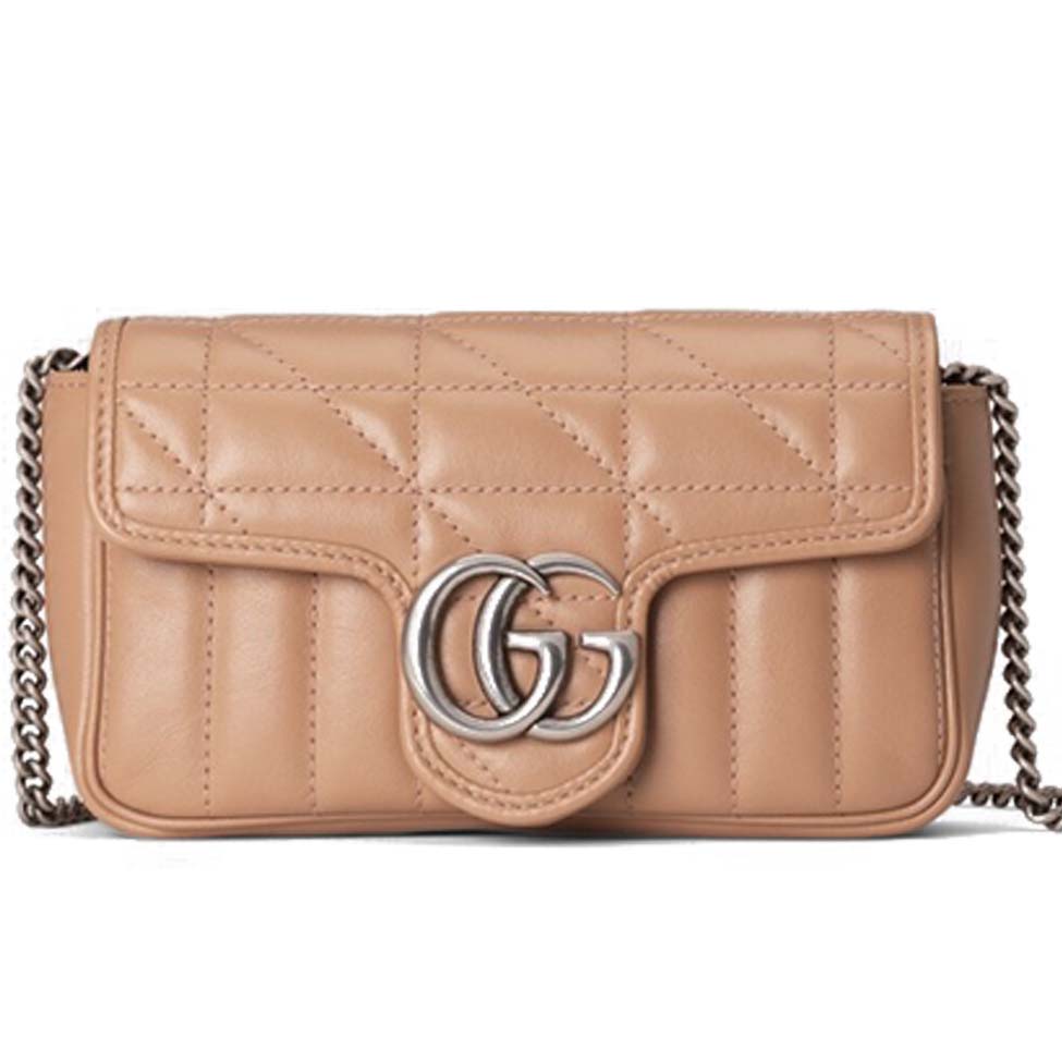 g*u*i gg marmont S*per mini bag 476433 (16.5*9.5*4.5cm)
