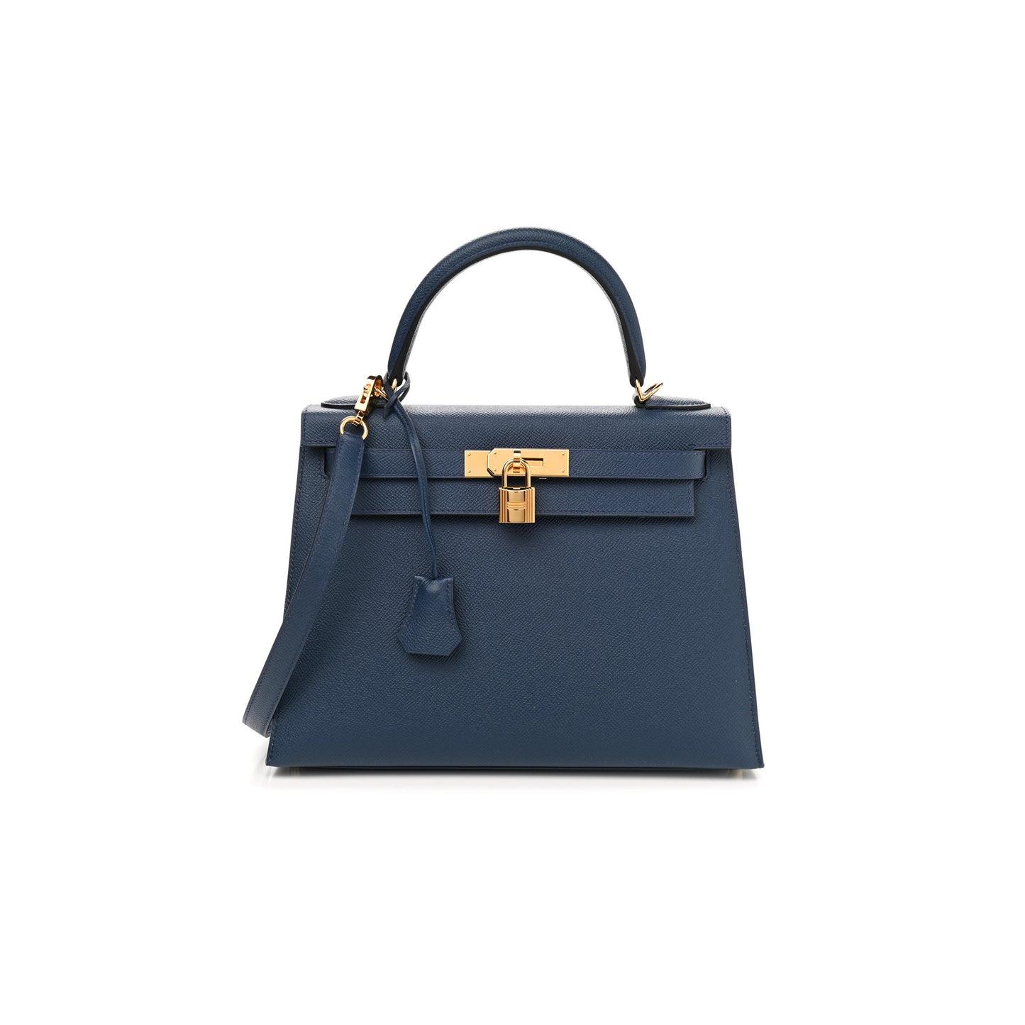 H**mes master epsom kelly sellier 28 bleu de malte (28*22*10cm)