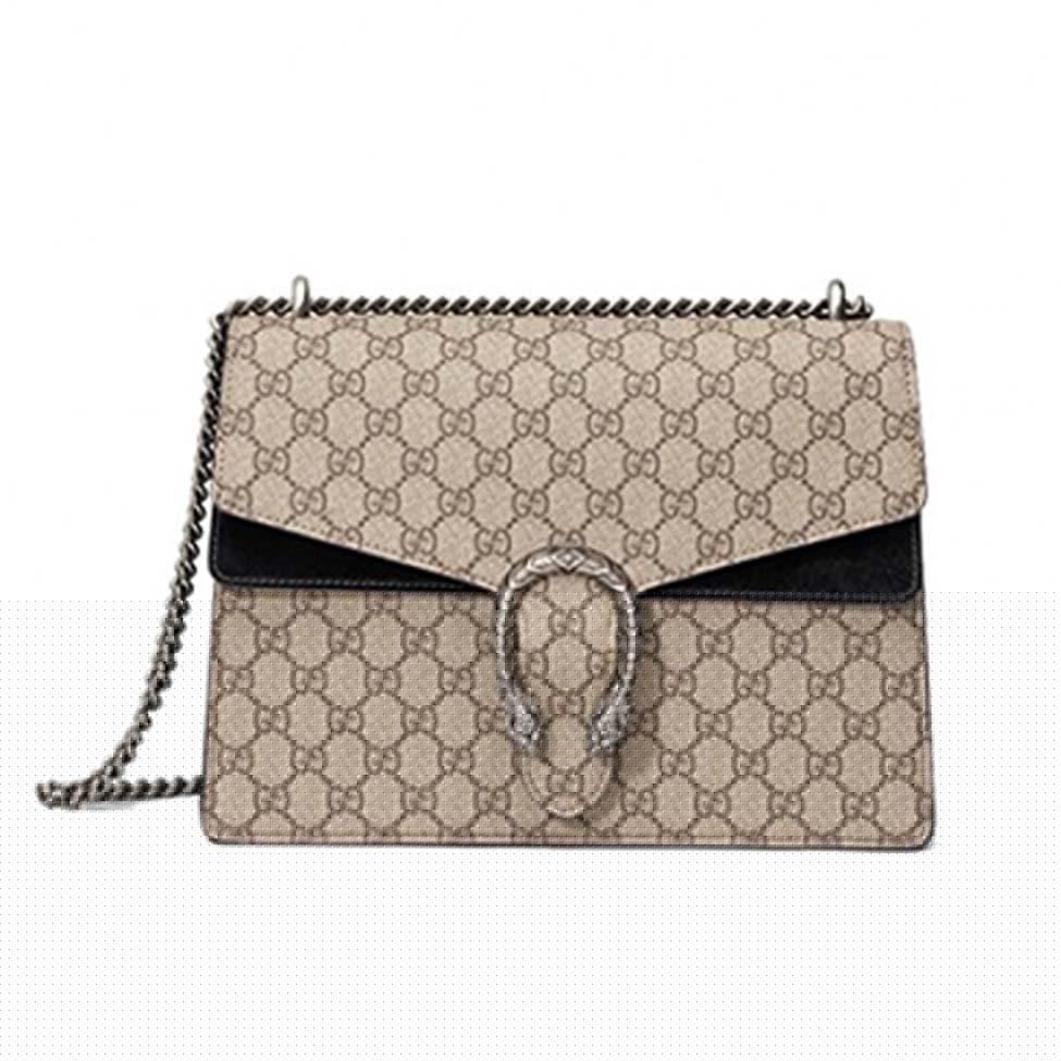 G*u*i dionysus medium gg shoulder bag 403348 (30*21*10cm)