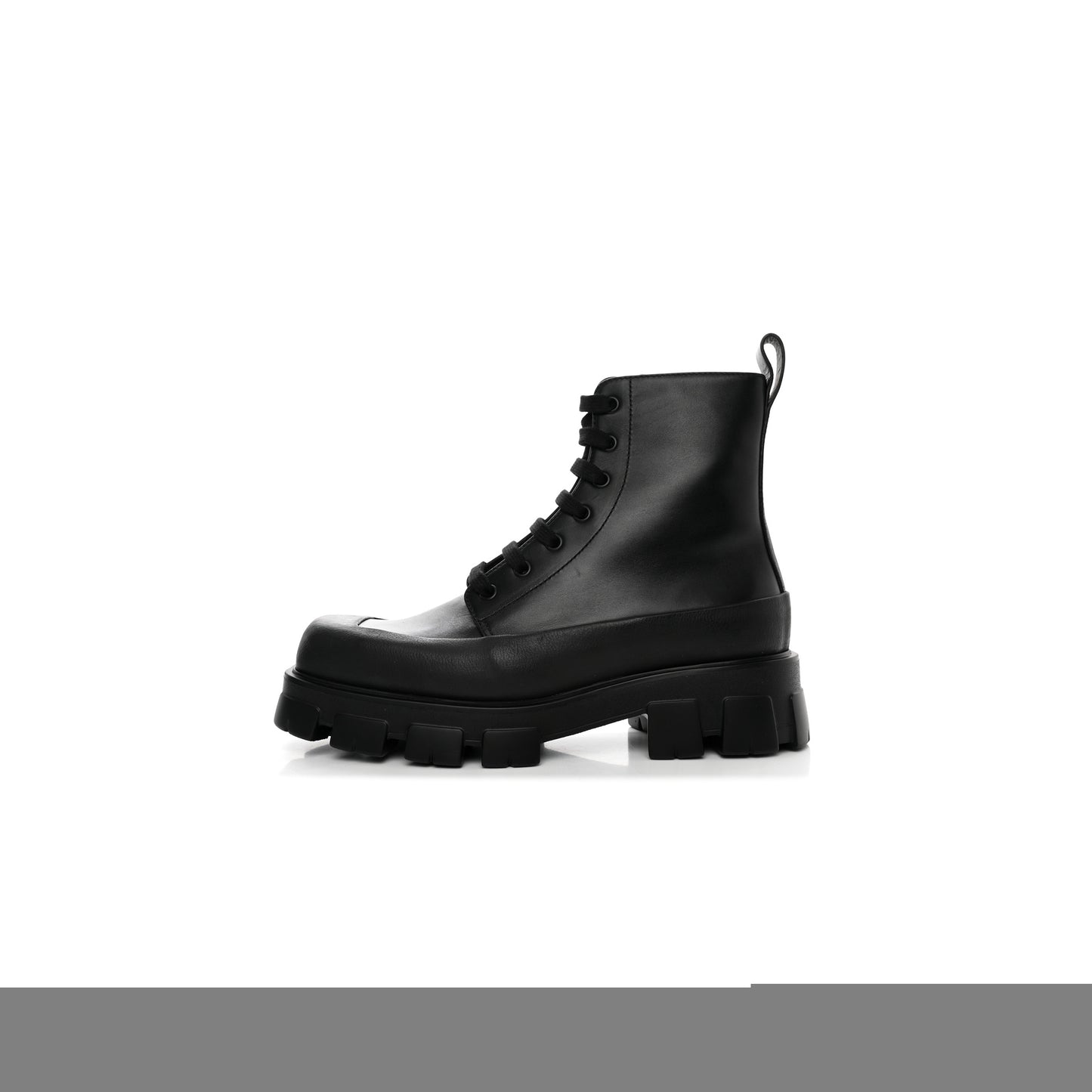 Pra*a vitello mens lug sole 45mm combat boots 9 black