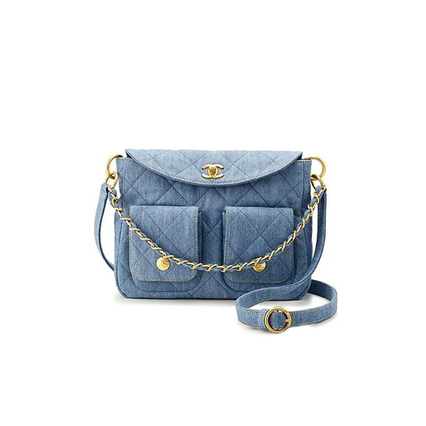 Ch*el hobo handbag as5384 (24.5*19*5cm)