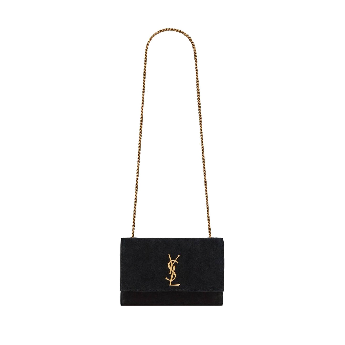 y*l kate small S*pplereversible chain bag in suede and leather 7212500ud7w1000 (22*14.5*6cm)