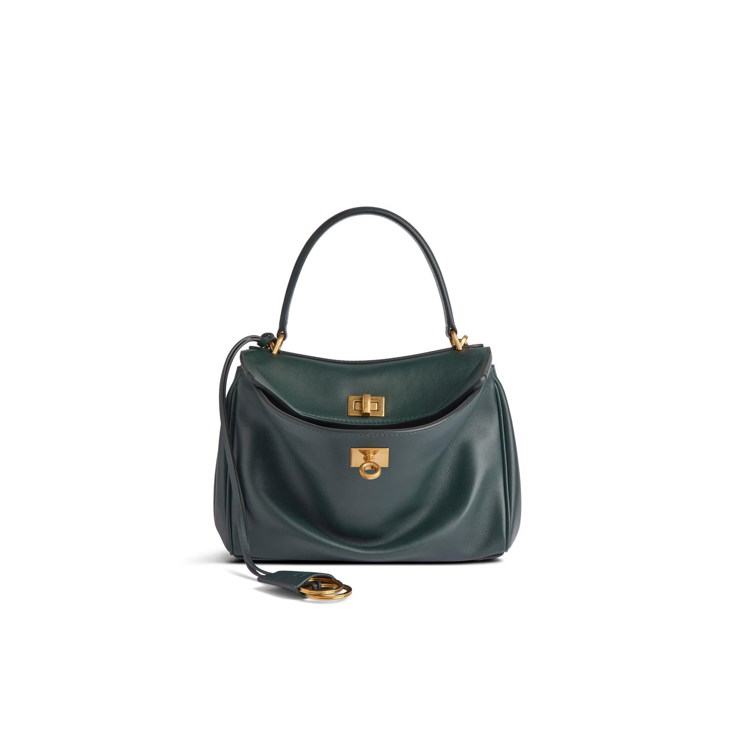 Ba1en*iaga women''s rodeo handbag mini in pine green 7954562aa4v3614 (22.8*9.9*8.3cm)