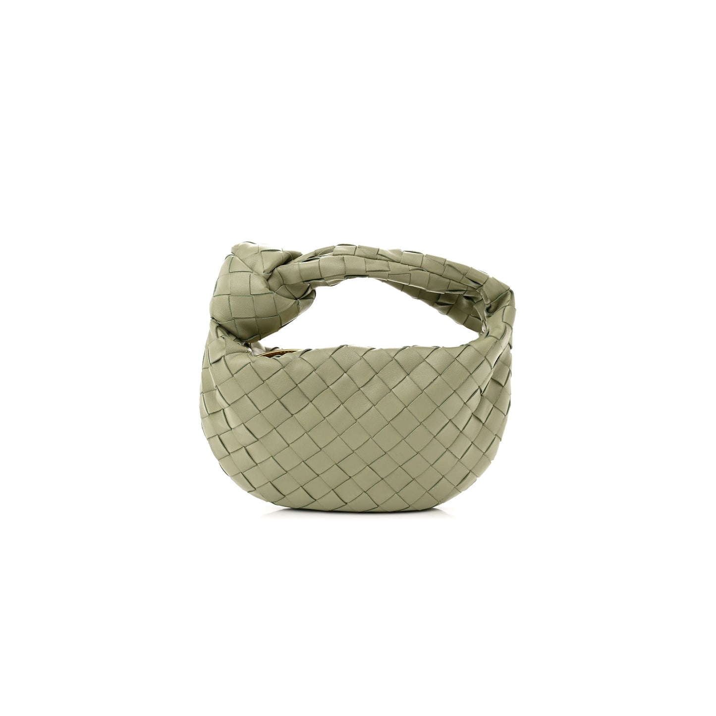 bo*te*ga Ve*ne*ta nappa intrecciato mini jodie travertine (22*13*4cm)