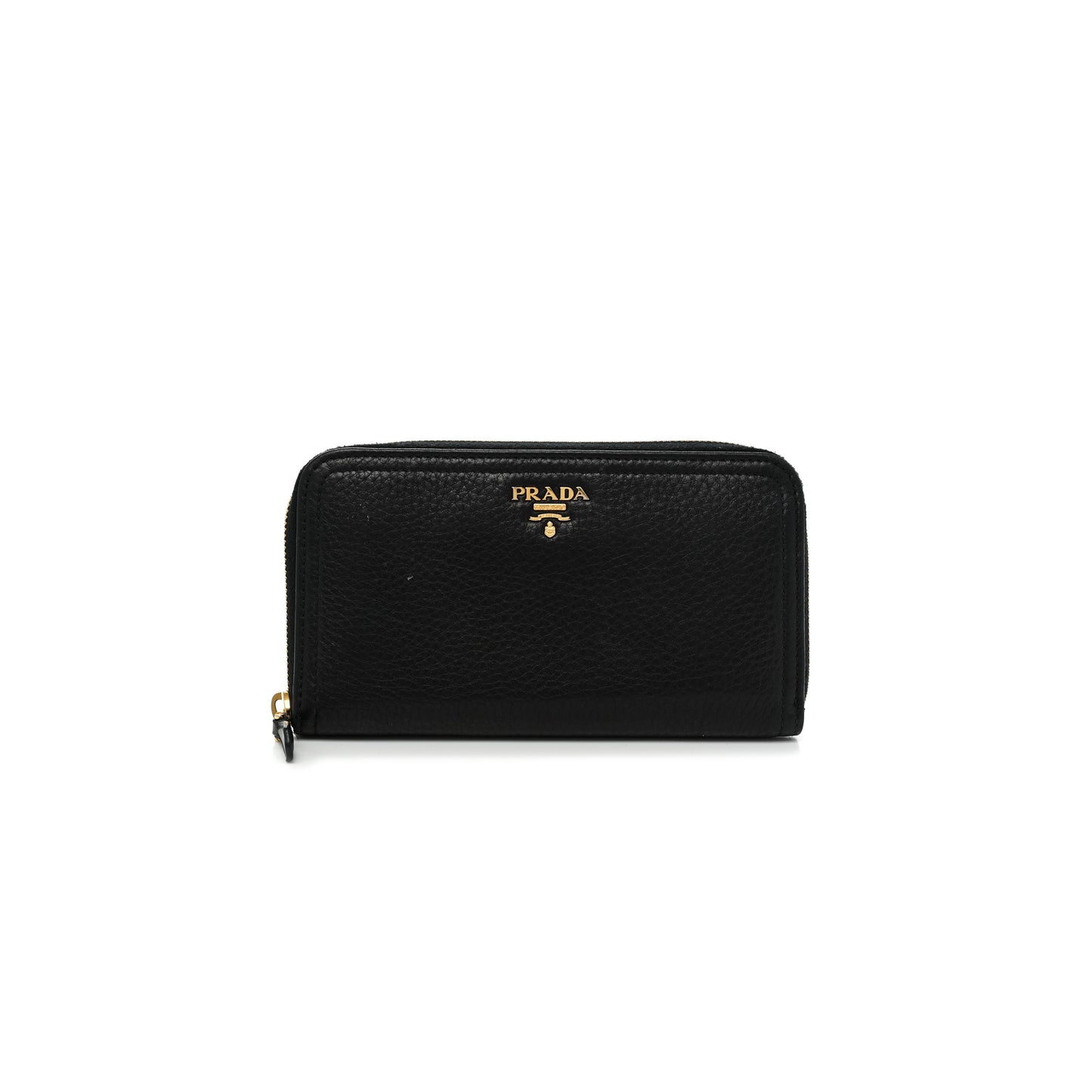 Pra*a vitello daino zip around wallet black (18*11*3cm)