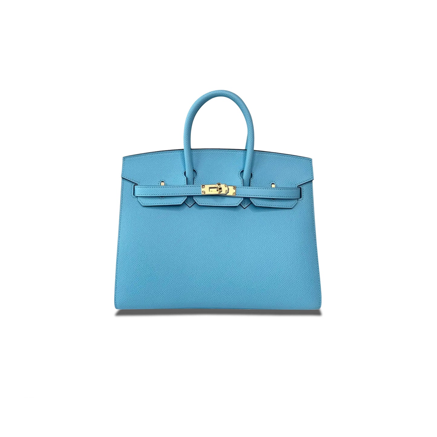 H**mes birkin 25 swift leather macaroon gold buckle h049362ck08 (25*20*13cm)