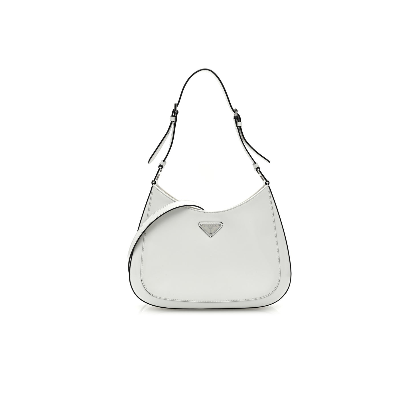 Pra*a cleo brushed leather shoulder bag 1bc499 (30*18.5*4cm)