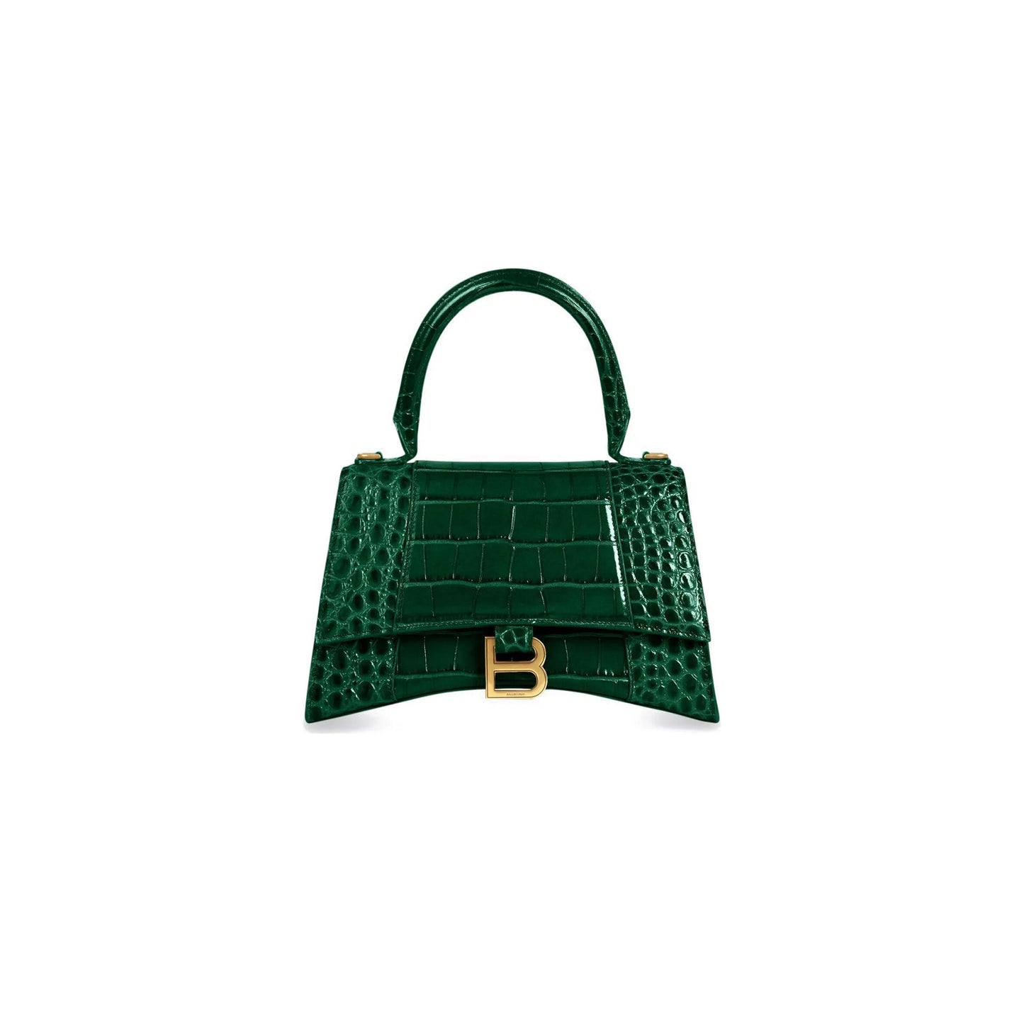 Ba1en*iaga women''s hourglass handbag small in dark green 5935461lrgm3011 (22.9*15*9.9cm)