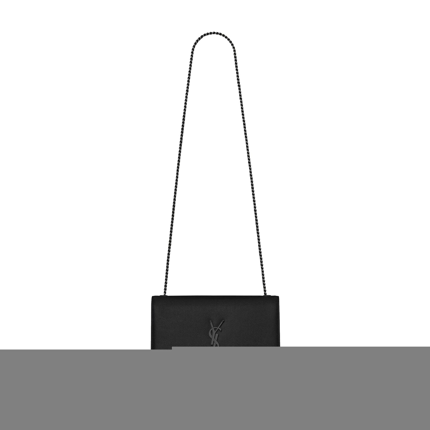 Y*L kate medium chain bag in grain de poudre embossed leather 364021bow0u1000 (24*14.5*5.5cm)