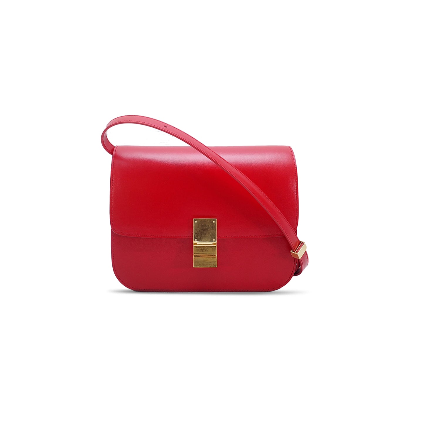 Ce**e medium shoulder bag in teen classic striped calfskin 164173dls.27fv (24*18*7cm)