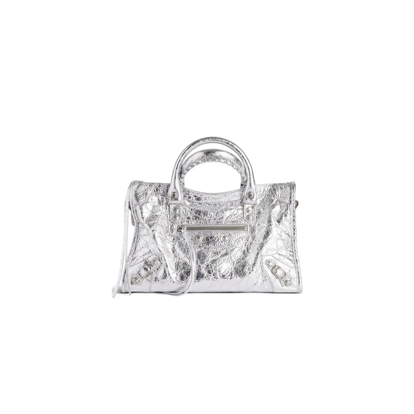 Ba1en*iaga women''s le city bag small in silver 8114422aa9r8122 (29.9*19.1*9.9cm)