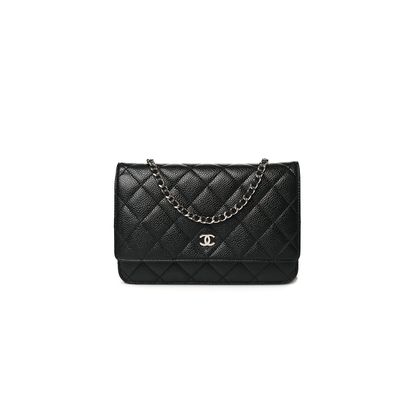 Ch*el classic wallet on chain silver hardware ap0250 y01480 c3906 īŧ19.2*12.3*3.5cmīŧ