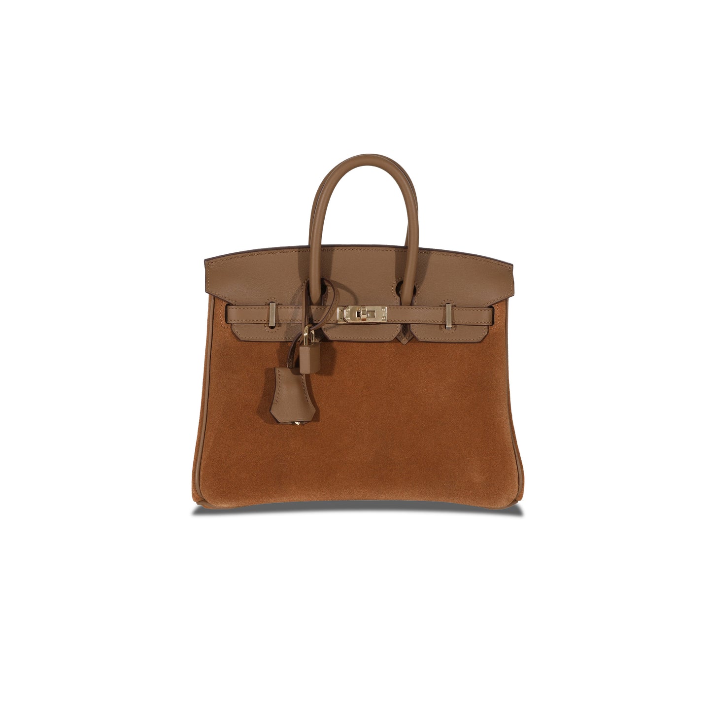 h**mes birkin 30 chamois G01den brown rose gold buckle h028369cc18 (30*23*15cm)