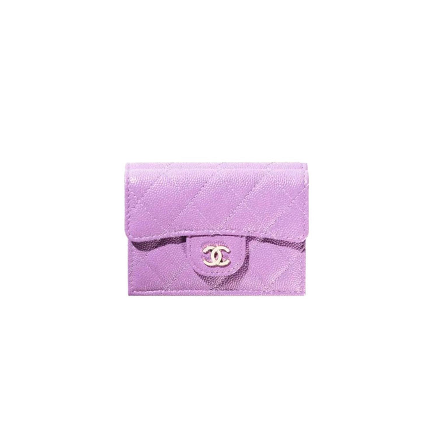 Ch*el classic small flap wallet ap0230 y33352 nh623 (12*7.5*2.5cm)