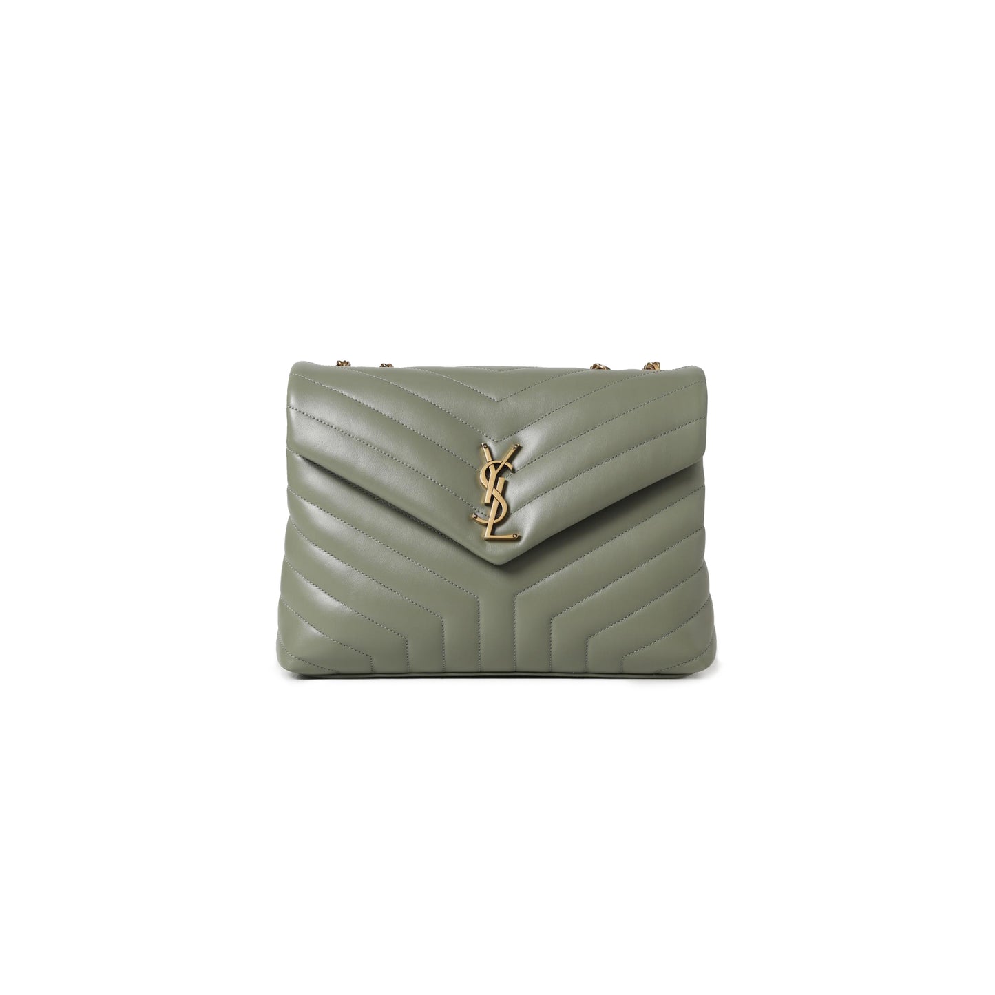 Y*L loulou medium chain bag in quilted leather 487216232045 (32*22*12cm)