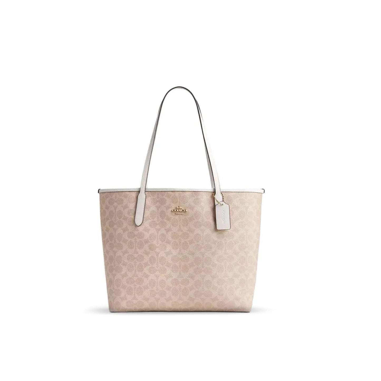 C0a*h city tote bag in signature canvas cv976 01 (34*29*11cm)