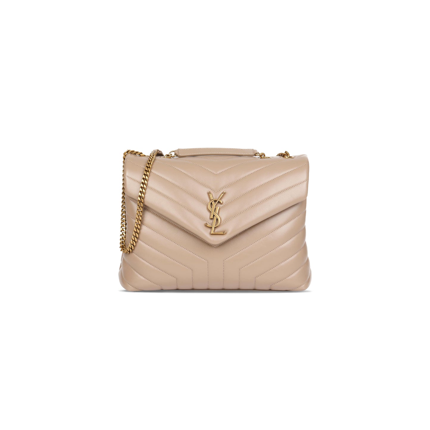 Y*L loulou medium chain bag in quilted leather 487216574946 (32*22*11cm)