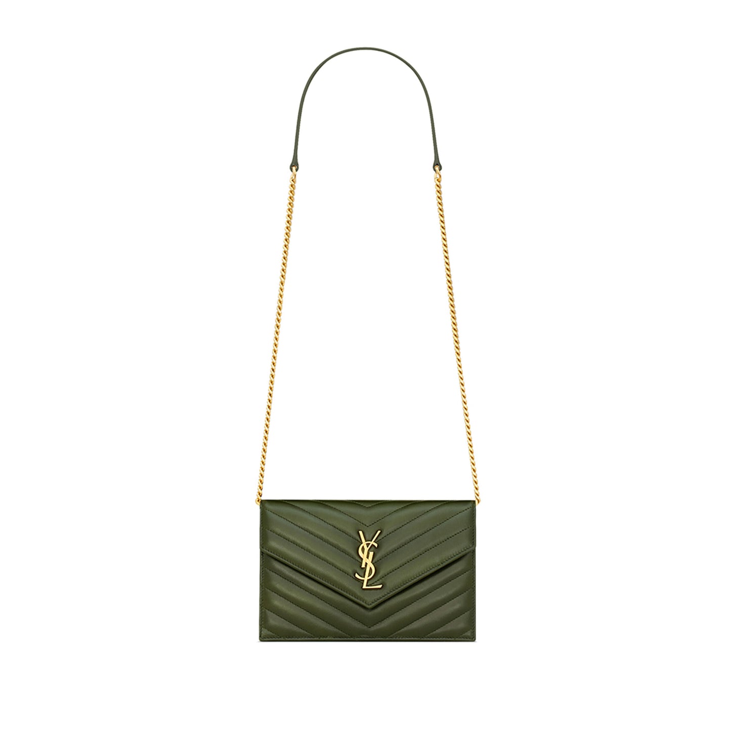 Y51 cassandre envelope chain wallet in lambskin 857605aaa443189 (19*12.5*3.5cm)