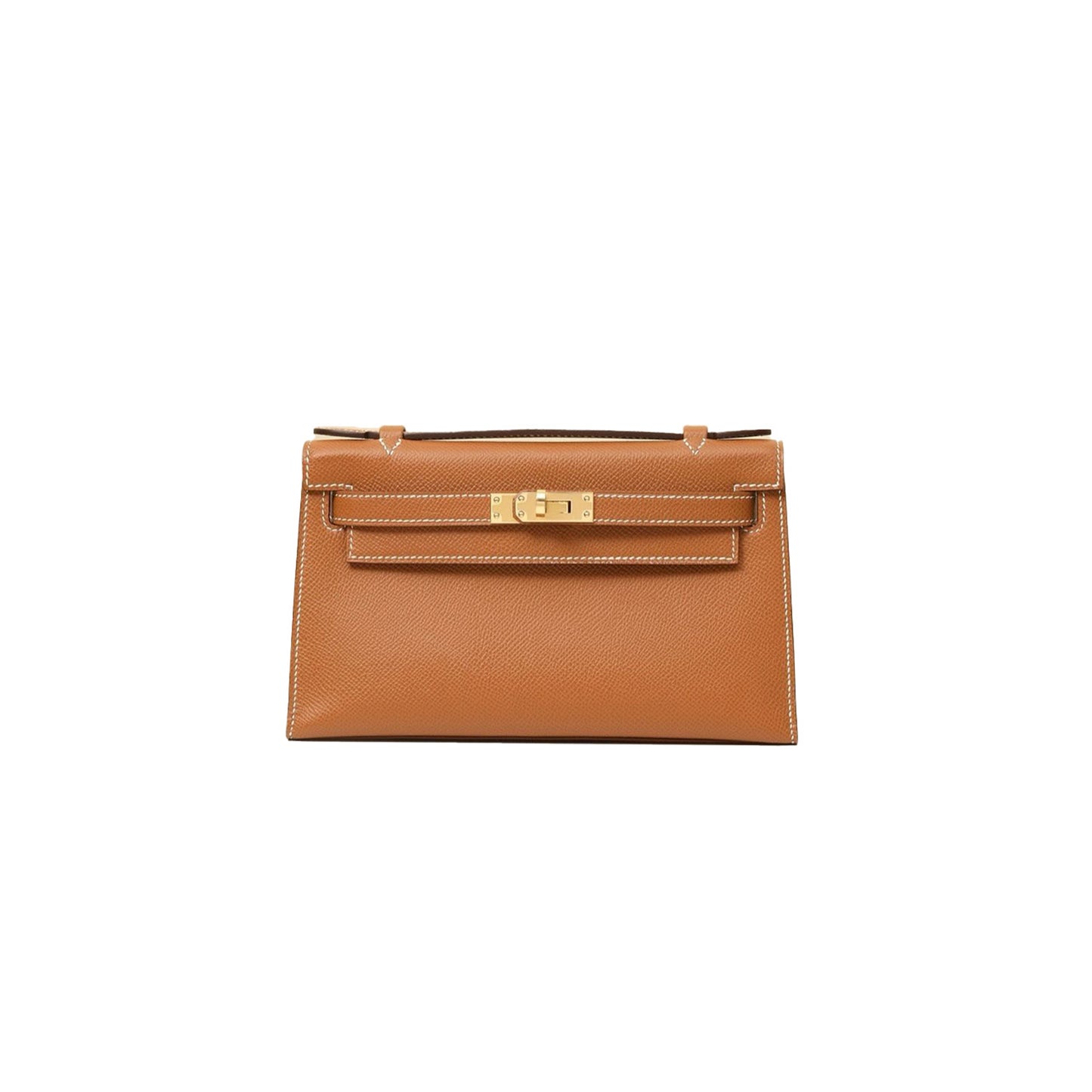 h**mes master mini kelly first generation epsom G01den brown (22*14*7cm)