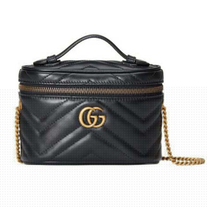 G*u*i gg marmont mini top handle bag 699515 (6.3*4.1*5.9cm)