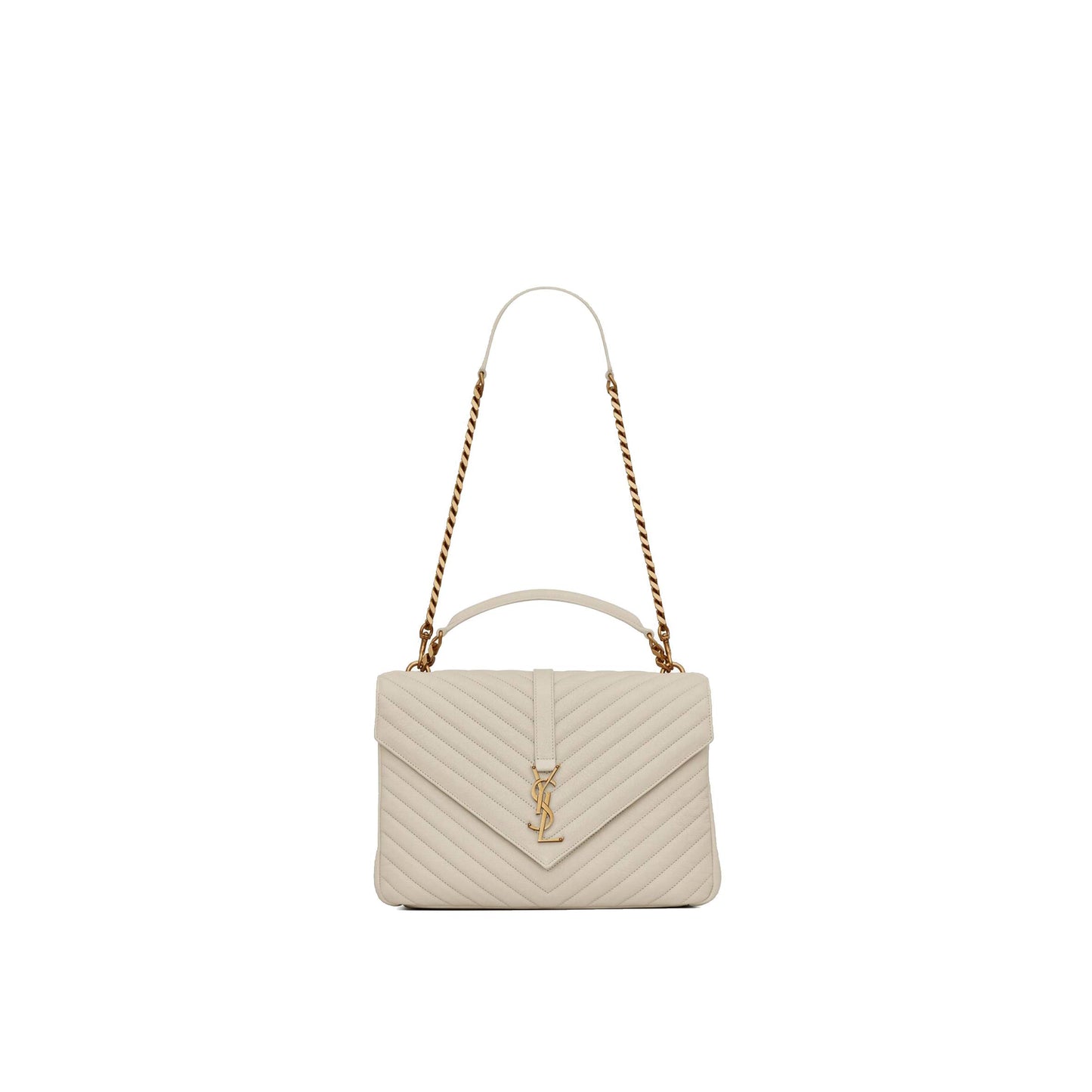 Y*L college large chain bag in quilted leather 600278brm079207 (32*20*8.5cm)