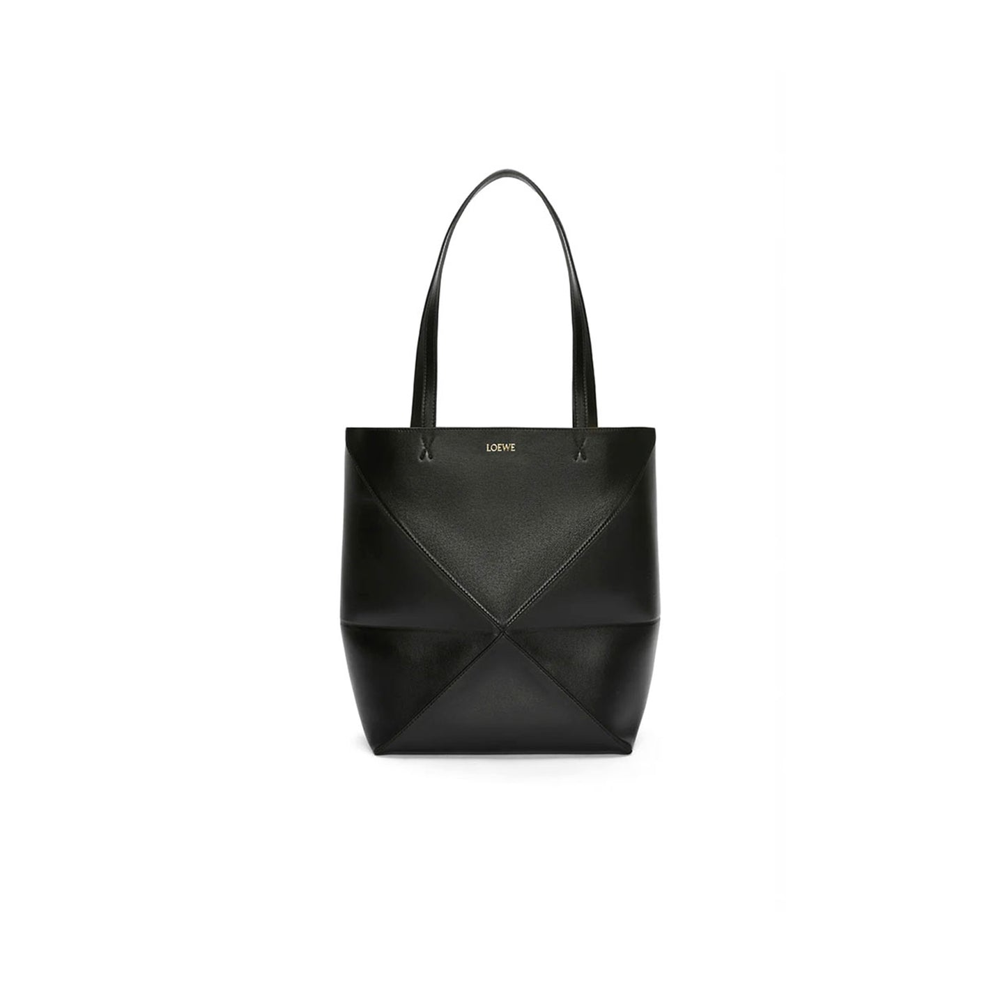 L0ew* medium puzzle fold tote in shiny calfskin a657g50x01-1100 (31.5*25.5*14.5cm)