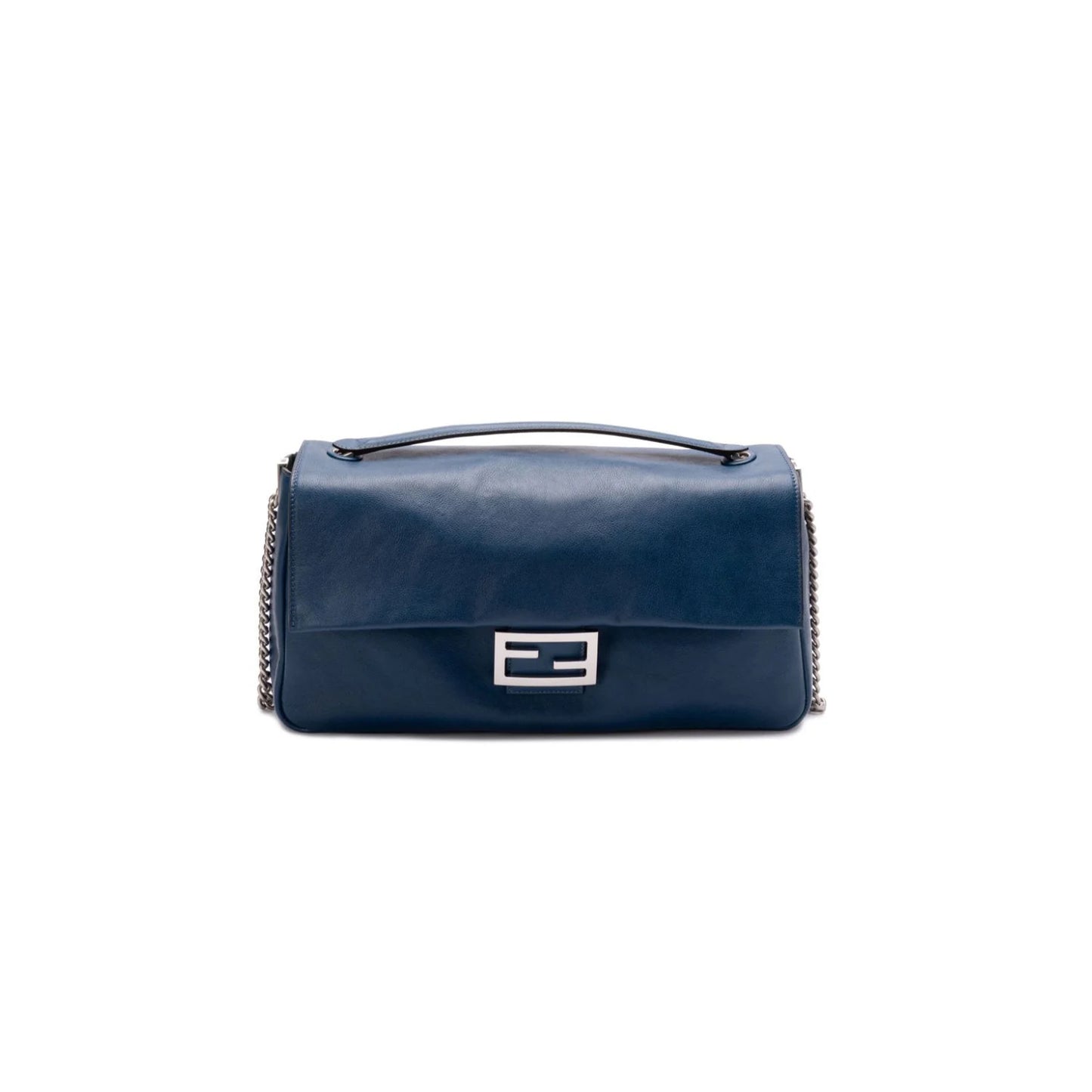 F**di baguette chain large leather shoulder bag (40*18.5*7cm)