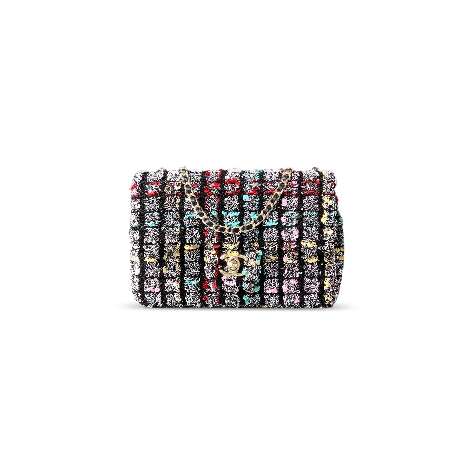 Ch*el rectangular mini flap bag 296368 (20*12*6cm)