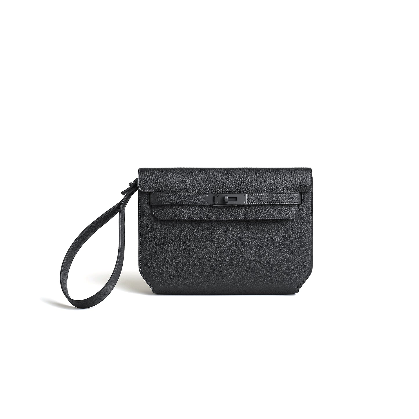 H**me5 kelly depeches 25 monochrome pouch togo h082295ch89 (25.2*19.5*4cm)