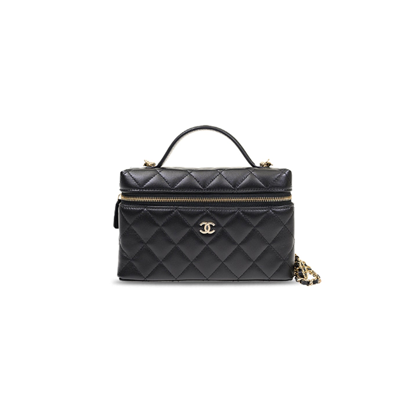 Ch**el lambskin chain shoulder bag ap4385 (19.5*17*5cm)