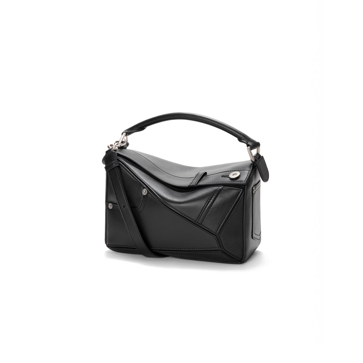 L0ew* panta small puzzle bag in shiny calfskin a510s21xcq (24*16.5*10.5cm)