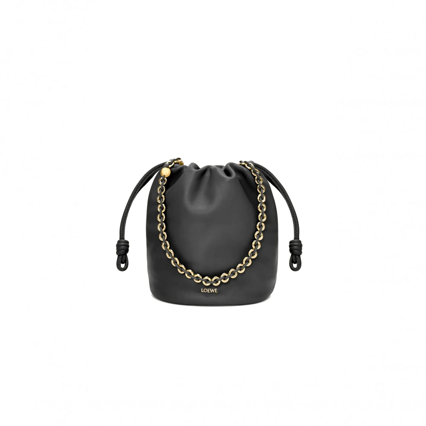 L0ew* flamenco purse bucket in mellow nappa lambskin a411fpbx02-1100 (32*24*17cm)