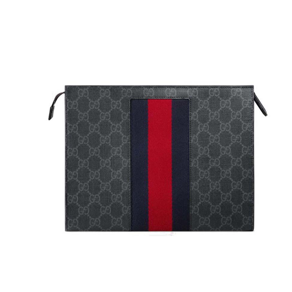 G*u*i black pouch 475316 (26*20*6cm)