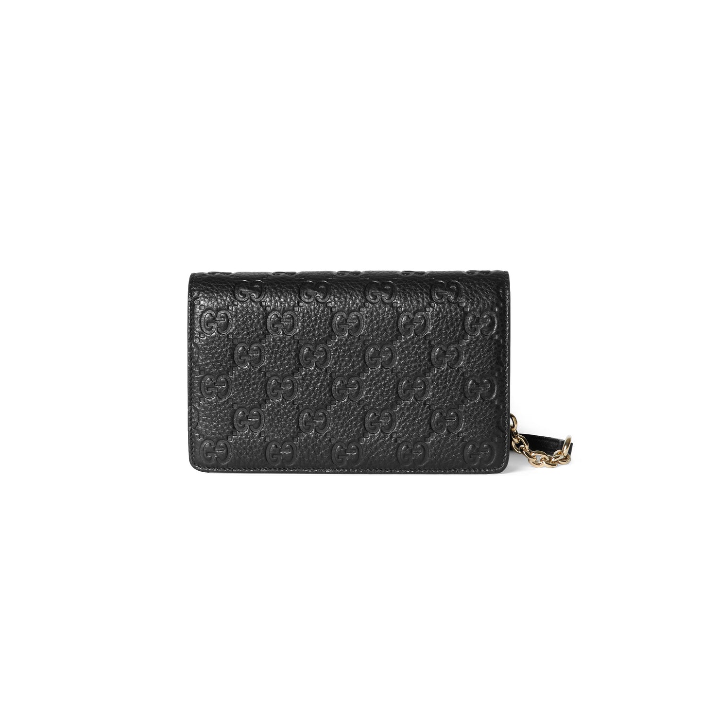 G*u*i gg emblem wallet on chain 818705 (20*12.5*4cm)