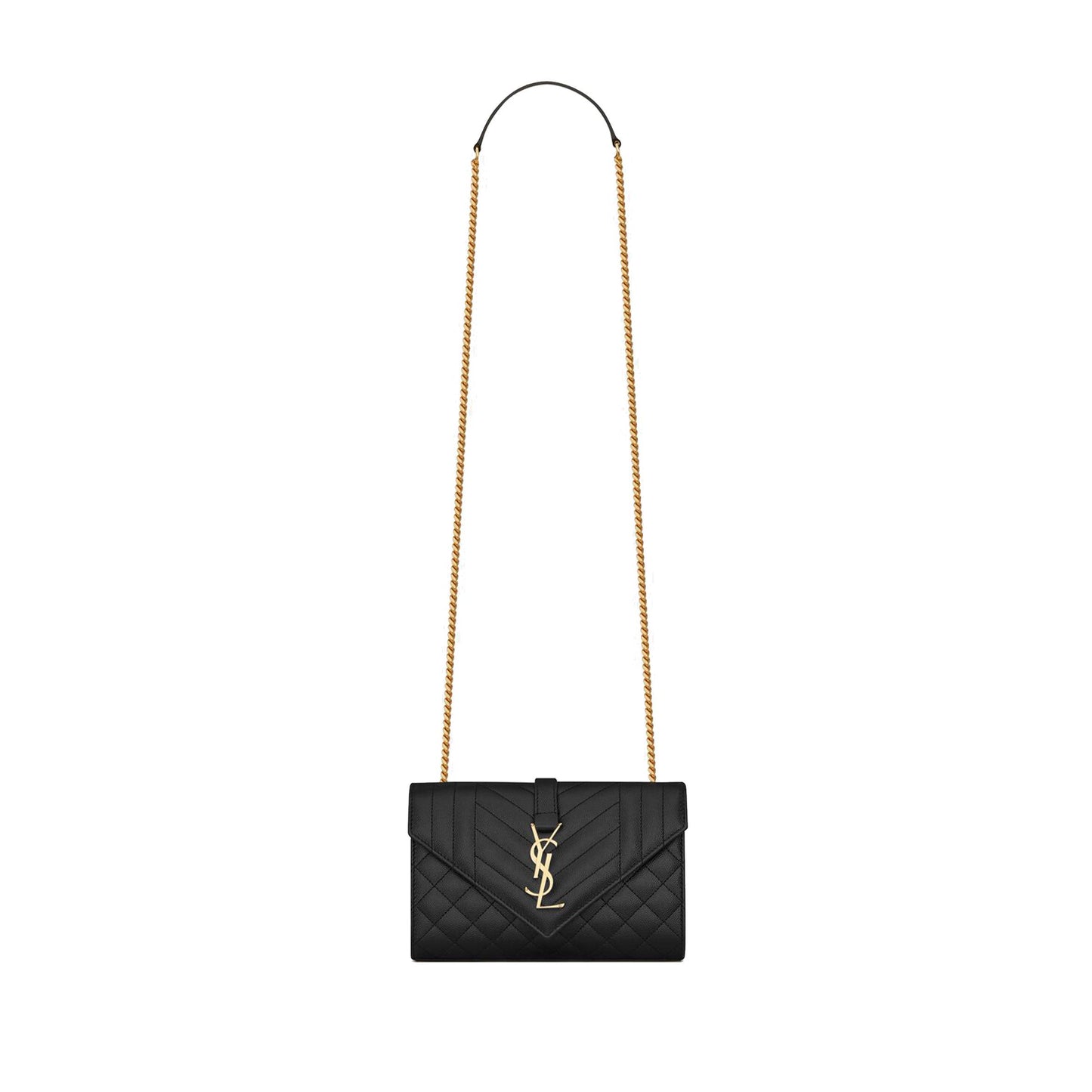 Y*L envelope small bag in mix matelassé grain de poudre embossed leat 600195bow911000 (21*13*6cm)