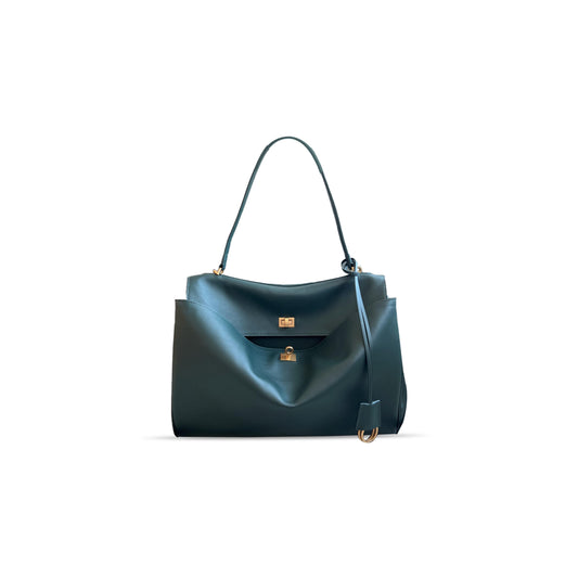 Ba1en*iaga women''s rodeo handbag large in pine green 7897442ab4g1208 (39.8*29.9*12.9cm)